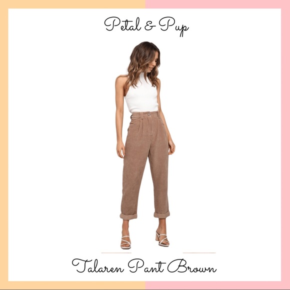 Petal Pup Brown Talaren Pants 